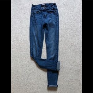 Wax skinny jeans